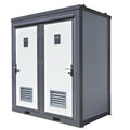 2 Private Toilet Stalls Portable Restroom
