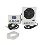 24V 12V Parking Air Conditioning Electric Car Split Conditioner 10500BTU for RV Truck Tractor Camper Van Motorhome Efficient Cooling