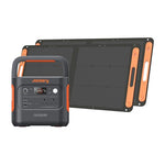 Jackery Explorer 2000V2 Portable Power Station (2024 New) + 2x 200W Solar Panels, 2040Wh LiFePO4, 2000W AC & 100W USB-C Output, 1-Hour Fast Charge, Solar Generator for Camping & Backup