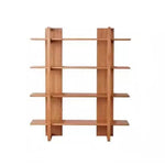 Book Shelf Open Bookcase Home Solid Wood Multi-layer Bookshelf Office Large Capacity Storage Rack for Living Room, Home Office, Bedroom(A)