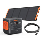 Jackery Explorer 2000V2 Portable Power Station (2024 New) + 2x 200W Solar Panels, 2040Wh LiFePO4, 2000W AC & 100W USB-C Output, 1-Hour Fast Charge, Solar Generator for Camping & Backup