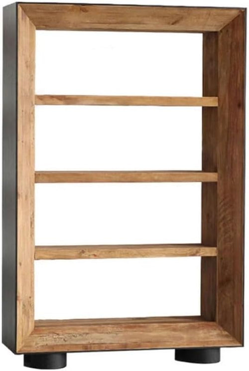 Book Shelf Open Bookcase Home Heavy Solid Wood Bookshelf Entrance Storage Shelf for Living Room, Home Office, Bedroom