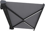 Automatic Electric Retractable Awning for Patio, Waterproof Outdoor Shade with LED Light, Motorized Canopy for Yard Porch Balcony 2x1.5m