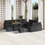 Garden Sofa Set Grey Poly Rattan with 13 Pieces, Weatherproof Outdoor Lounge Furniture for Garden, Patio, Balcony, Modular with Storage Space, Comfortable Cushions and Cushions