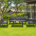 Premium Outdoor Aluminum Furniture Set For Backyard & Poolside 4PCS