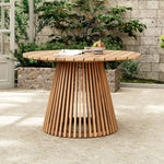Alora Premium 5-Piece Acacia Wooden Outdoor Furniture Patio Set With Dining Chairs And Table