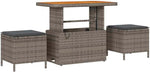 Garden Sofa Set 12-Piece Grey Poly Rattan with Cushions Weatherproof Lounge Furniture for Garden Balcony Patio Modular Corner Couch with Storage Space, Comfortable Outdoor Sofa with Aluminium
