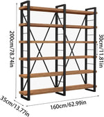 Book Shelf Open Bookcase Home Wall-mounted Simple Solid Wood Bookshelf Office Floor-standing Multi-layer Storage Rack for Living Room, Home Office, Bedroom