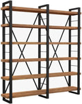 Book Shelf Open Bookcase Home Wall-mounted Simple Solid Wood Bookshelf Office Floor-standing Multi-layer Storage Rack for Living Room, Home Office, Bedroom
