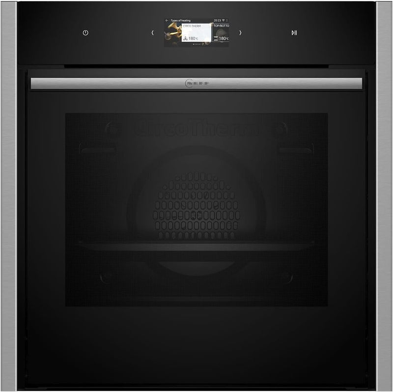 NEFF B64CS71N0 71L Built-In Oven N90 Slide&Hide Black Stainless Steel