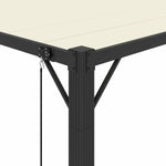 Patio awnings Gazebo with Louvered Roof 3x4 m Cream Fabric and Aluminium, Pergola, Canopy Outdoor, Pop Up Gazebo, Event Shelter, Gazebo Outdoor, Garden Gazebos, Outdoor Shelter