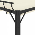 Patio awnings Gazebo with Louvered Roof 3x4 m Cream Fabric and Aluminium, Pergola, Canopy Outdoor, Pop Up Gazebo, Event Shelter, Gazebo Outdoor, Garden Gazebos, Outdoor Shelter