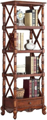 Book Shelf Open Bookcase Living Room Retro Solid Wood Multi-layer Bookshelf Home Entrance Decoration Storage Rack for Living Room, Home Office, Bedroom