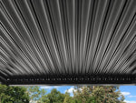 3x6m Black Pergola