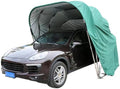 Mobile Hydraulic Parking Shed, Semi-Automatic Rainproof & Flame Retardant Car Cover, Thickened Design for Small Cars and SUVs, Outdoor Vehicle Protection