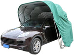 Mobile Hydraulic Parking Shed, Semi-Automatic, Rainproof, Flame Retardant, Thickened Car Cover, Suitable for Small Cars and SUVs, Easy Setup and Durable