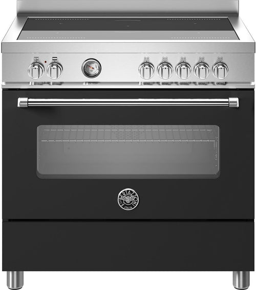 Bertazzoni Master Series MAS95I1ENEC 90cm Electric Range Cooker with Induction Hob Nero