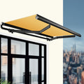 Retractable Patio Awning, Waterproof Canopy, Beam Installation, Thickened Widened Aluminum Tube, for Outdoor Doors Windows, Decks, Patios