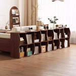 Book Shelf Open Bookcase Living Room Low Cabinet Simple Storage Solid Wood Bookshelf Shelf Floor Bookcase for Living Room, Home Office, Bedroom