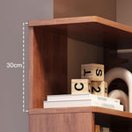 Book Shelf Open Bookcase Nordic Living Room Bedroom Corner Solid Wood Bookcase Home Storage Rack for Living Room, Home Office, Bedroom