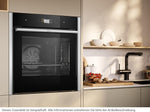 NEFF B64CS71N0 71L Built-In Oven N90 Slide&Hide Black Stainless Steel