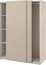 ProTuning PAX/HASVIK Wardrobe with sliding doors, grey-beige/grey-beige, 150x66x201 cm