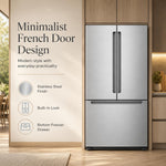 Fuaoddda FSDSL04 French Door Fridge Freezer 18.88cu Ft Wood Grain
