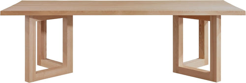 Zerun Paqisolid Wood Morden Natural Rectangular Dining table,Office table,Coffee table for Dining room,Office,Party,Living room,Guest room,Bed room, Natural Oak