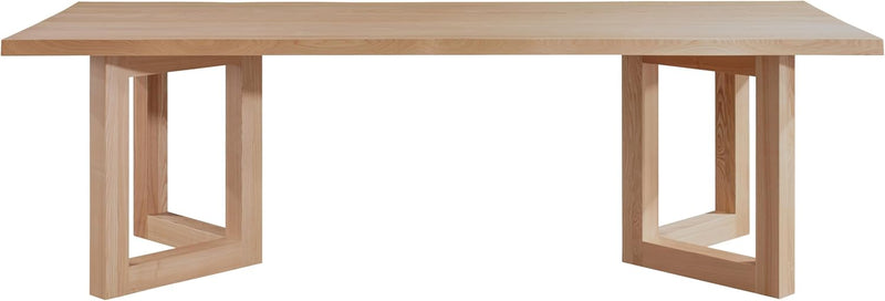 Zerun Paqisolid Wood Morden Natural Rectangular Dining table,Office table,Coffee table for Dining room,Office,Party,Living room,Guest room,Bed room, Natural Oak