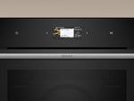 NEFF B64CS71N0 71L Built-In Oven N90 Slide&Hide Black Stainless Steel