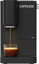 Terra Kaffe Demi Compact Fully Automatic Espresso Machine - Roaster-Approved Espresso Settings - Barista-Level Quality with Built-In Grinder - Coffee Machine - Dune