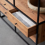 Book Shelf Open Bookcase Simple Floor-standing Storage Cabinet With Drawers, Living Room Wall-mounted Multi-layer Solid Wood Bookshelf for Living Room, Home Office, Bedroom