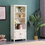 Book Shelf Open Bookcase Home Creative Fashion Solid Wood Bookcase Bedroom Storage Bookshelf for Living Room, Home Office, Bedroom
