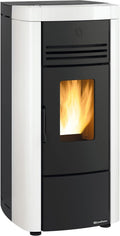Nordica Extraflame 8kW Wood Pellet Stove Angelaevoblanc