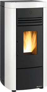 Nordica Extraflame 8kW Wood Pellet Stove Angelaevoblanc