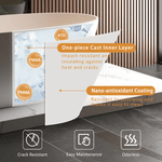 Alora 65-Inch Luxury Freestanding Soaking Bathtub With Overflow And Pop-Up Drain