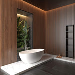 Alora 65-Inch Luxury Freestanding Soaking Bathtub With Overflow And Pop-Up Drain