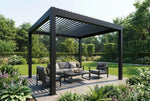 3x3m Black Pergola