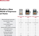 KitchenAid KF7 KES8557 Fully Automatic Espresso Machine, 2 Cups, Juniper