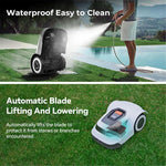 Robot Lawn Mower, Robot Lawn Mower with Wifi/Bluetooth/App Control, 45% Slope, Auto Mapping & Recharge, Ipx6 Waterproof, Grass Cutting Machine for Yard,Golf Course