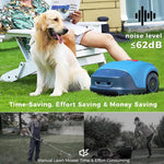 Robotic Lawnmower, Robot Grass Cutter with Charging Station, Robot Lawn Mower Parallel Tracks Mowing, 1/4 Acre, Path Planning,20-55 mm Cutting Height,33% Slope, APP Control with Virtual Boundaries
