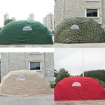 Mobile Hydraulic Parking Shed, Semi-Automatic Rainproof & Flame Retardant Car Cover, Thickened Design for Small Cars and SUVs, Outdoor Vehicle Protection