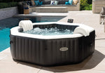 Intex 86IN X86IN X28IN Purespa Jet And Bubble Deluxe Set, Inflated size: 218cm x 218cm x 71cm (28462BS) & battery operated led mood light for pure bubble spa