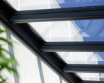 Canopia by Palram Veranda Pergola 3.4x9.5cm Patio Cover Polycarbonate Roof Stockholm Grey Clear