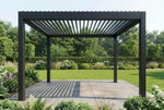 3x3m Black Pergola