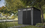 Keter 17210836 Cortina 9 x 7 Plastic Garden Shed in Wood Effect