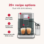 KitchenAid KF7 KES8557 Fully Automatic Espresso Machine, 2 Cups, Juniper