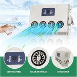 24V 12V Parking Air Conditioning Electric Car Split Conditioner 10500BTU for RV Truck Tractor Camper Van Motorhome Efficient Cooling