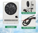 24V 12V Parking Air Conditioning Electric Car Split Conditioner 10500BTU for RV Truck Tractor Camper Van Motorhome Efficient Cooling