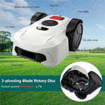 Robot Lawn Mower, Automatic Robotic Lawn Mowers with APP Control, Robotic Grass Cutter Machine Lawnmower with Intelligent Path Planning, Low Noise, Charging Station for Gardens Up To 1500㎡ Lawn Area